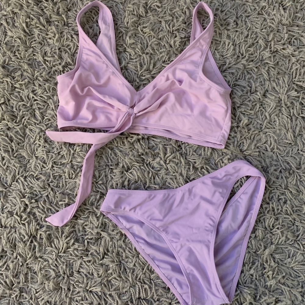 Purple bikini